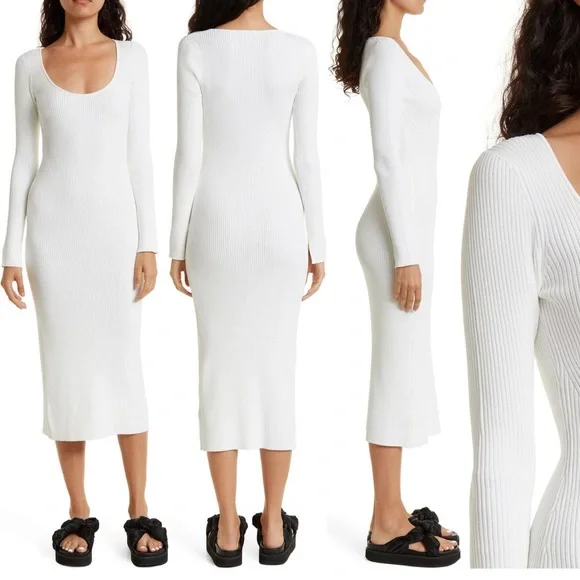 Ganni Melange Knit Dress Ganni Melange Knit Dress